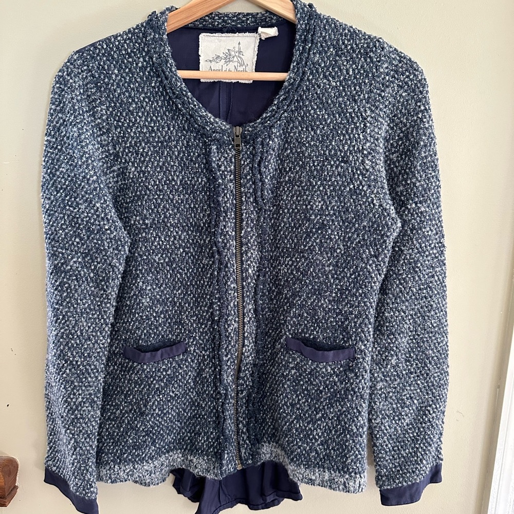 Anthropologie blue jacket